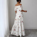 slimming square neck dress - elegant and flattering for curvy figures - new spring/summer/autumn french style