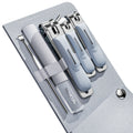2025 new 5-piece stainless steel nail clipper set - portable home nail care kit
