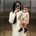 Baby summer romper - sleeveless cartoon bodysuit for newborn boys - cute cartoon onesie - lightweight summer outfit for newborns