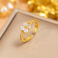 J17 gold-four-leaf clover ring-1