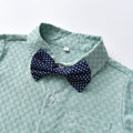 Stylish boys' autumn outfit: trendy long-sleeve set for kids - new autumn collection, two-piece gentleman's suit