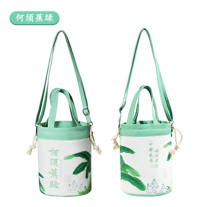 New money bag canvas bag lucky girls messenger handbag storage bag shoulder bag