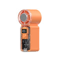 New cross-border transparent handheld fan - portable mini usb rechargeable student outdoor cooling fan with 100 speed settings