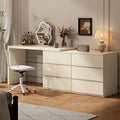 French cream style bedroom vanity table all-in-one chest of drawers dressing table bed end storage cabinet corner table small apartment with drawers