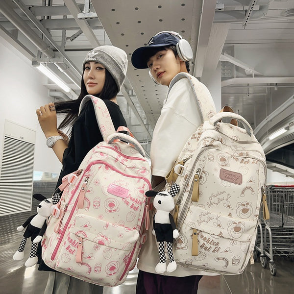 School bag for primary school students in grades 3-9, large-capacity and lightweight backpack 2024 new high-value backpack for junior and high school students