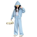 Girls' stylish spring/autumn outfit - casual sport two-piece set -  new korean style for kids - trendy autumn clothes for older girls