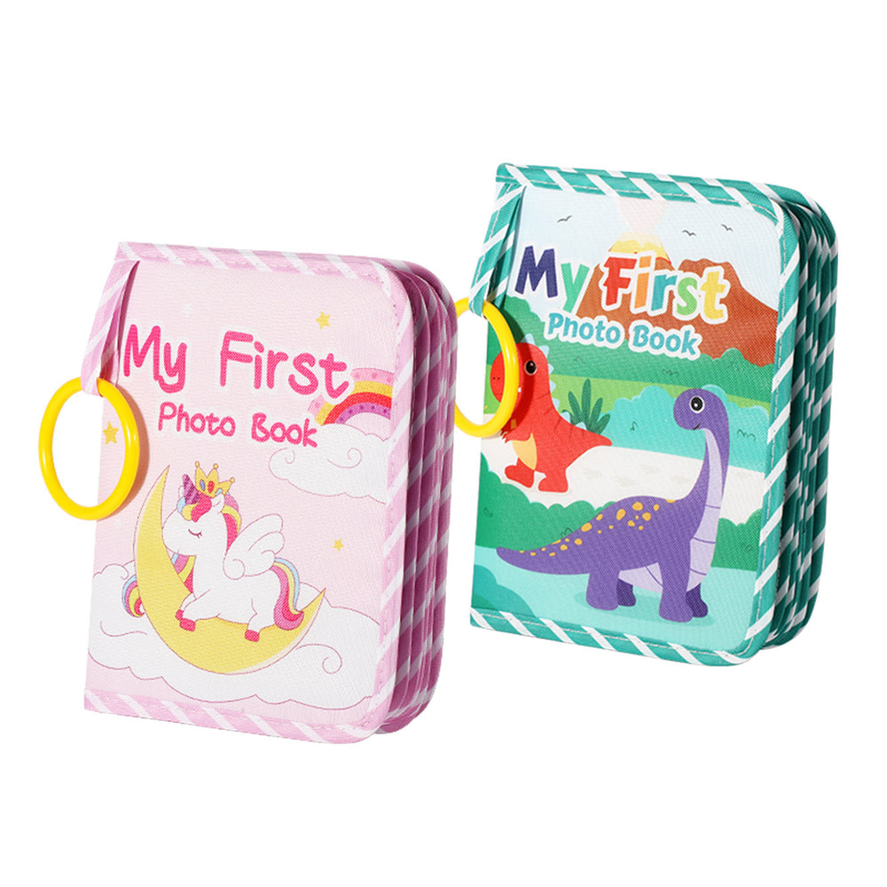 bestseller: baby cloth book - a baby's first photo album, educational early learning interactive toy, newborn keepsake