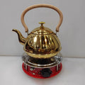 Thickened stainless steel wood grain handle teapot water kettle food grade commercial classic stainless steel teapot cross-border
