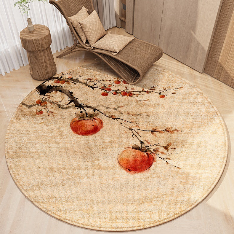 Chinese simple study swivel chair carpet non-slip and wear-resistant floor protective mat office computer chair bedroom floor mat