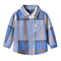 New arrivals: boys' lightweight cotton shirts for spring and autumn - preppy style long sleeves, customizable & wholesale. kids' plaid shirts