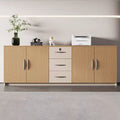 Saint li file cabinet - office-grade storage cabinet for tea and coffee, low cabinet for tools, copier, and printer placement