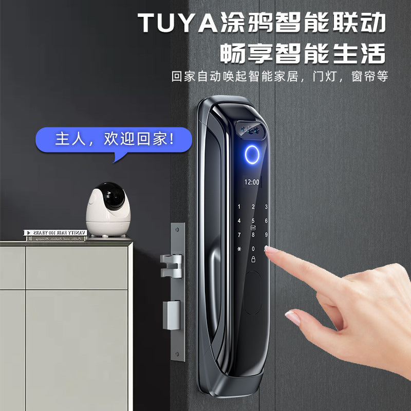 Supports cross-border household smart locks, tuya wifi, facial recognition, fingerprint locks with surveillance, intercom, and door code locks