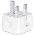 apple charger uk plug fast charging adapter for apple 17/16 pro phones, fast charging head with data cable