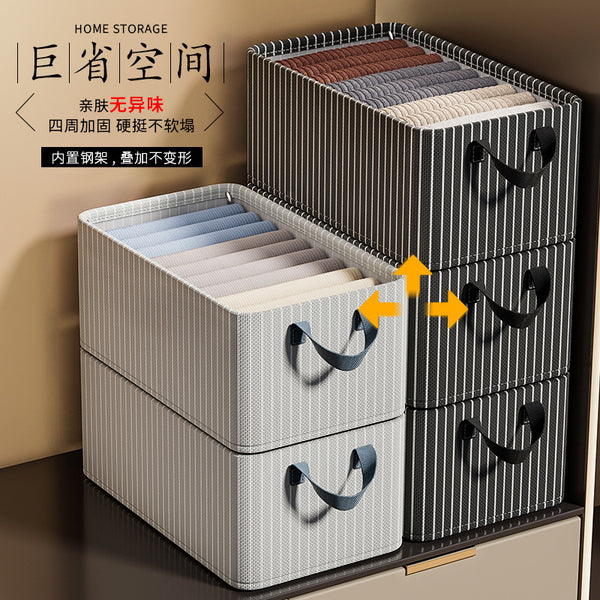 Stackable storage boxes Clothing stores display and organize wall-mounted bathrooms, dormitories, and clothing-packed artifacts wholesale