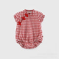 Infant summer bodysuit newborn short-sleeve romper chinese style cheongsam ultra-thin crawling suit ethnic style