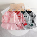 Special offer: girls' sweater set - new autumn/winter collection, chic chanel-inspired style, pink knitted two-piece outfit for kids