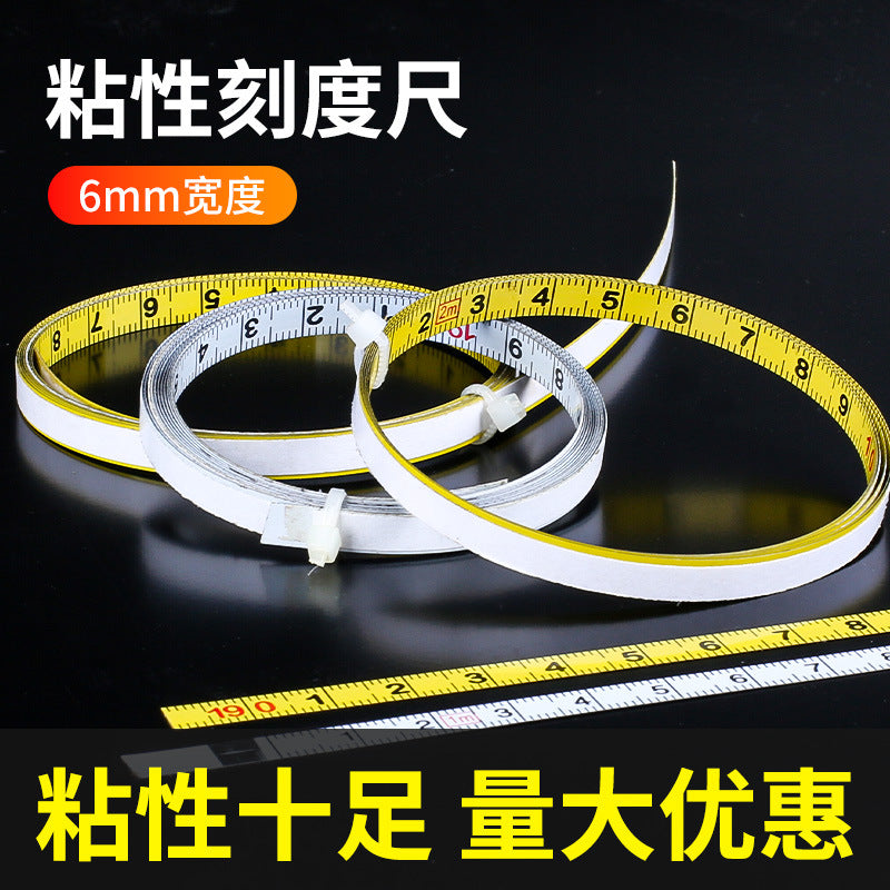 6Mm sticky scale strip sticker scale sticker scale sticker size ruler ruler desktop table saw adhesive ruler strip