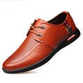 【100% soft leather】casual leather shoes - spring/summer breathable men's korean style, breathable, non-slip, versatile soft leather shoes