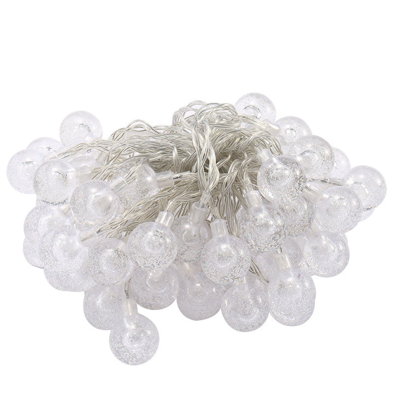 LED bubble ball camping ambient light birthday arrangement night market stall decoration string lights gypsy dimmable flashing