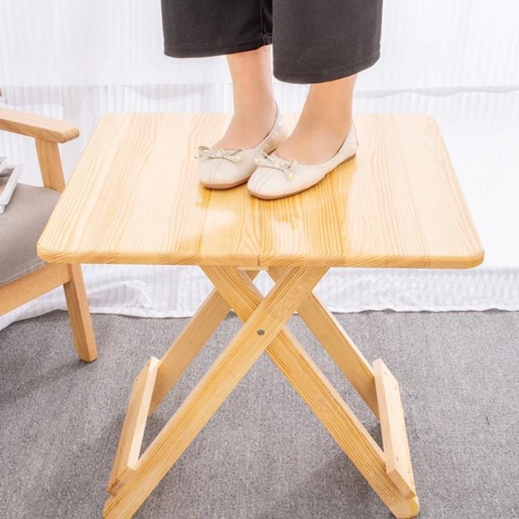 Installation-free foldable tablefor homesmall apartment dining tableoutdoor portable simple square tablesquare night market stall table