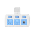 Multi-outlet power strip adapter, expandable panel, multi-port air conditioner power strip with switch, home/dorm use, includes night light