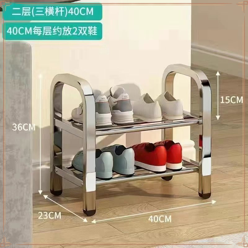 Special price, free installation, folding shoe rack, household door dormitory dust storage artifact rental house multi-layer shoe cabinet