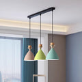 Modern casual macaron chandelier creative milk tea shop popularins bar restaurant lamp scandinavian restaurant chandelier