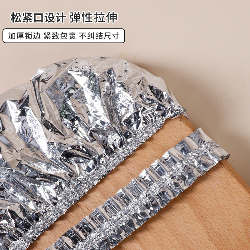 Aluminum foil insulation film dining table food insulation cover for home aluminum foil cling film cover insulation cover kitchen fresh insulation