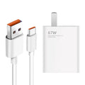 Suitable for xiaomi mobile phone 67w charger 120w super fast charging head redmi mobile phone flash charging gold label set wholesale