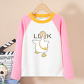 new kids' printed long-sleeve t-shirt/sweatshirt - unisex baby & toddler spring/autumn crewneck base layer
