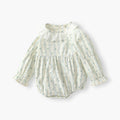 Infant and toddler autumn clothing, class a bodysuits, newborn long-sleeved rompers, baby girl outdoor crawling suits for spring and autumn
