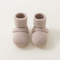 Babycare autumn/winter baby shoes, first walker shoes, non-slip soft sole shoes & socks, indoor baby toddler cotton shoes, cartoon coral fleece