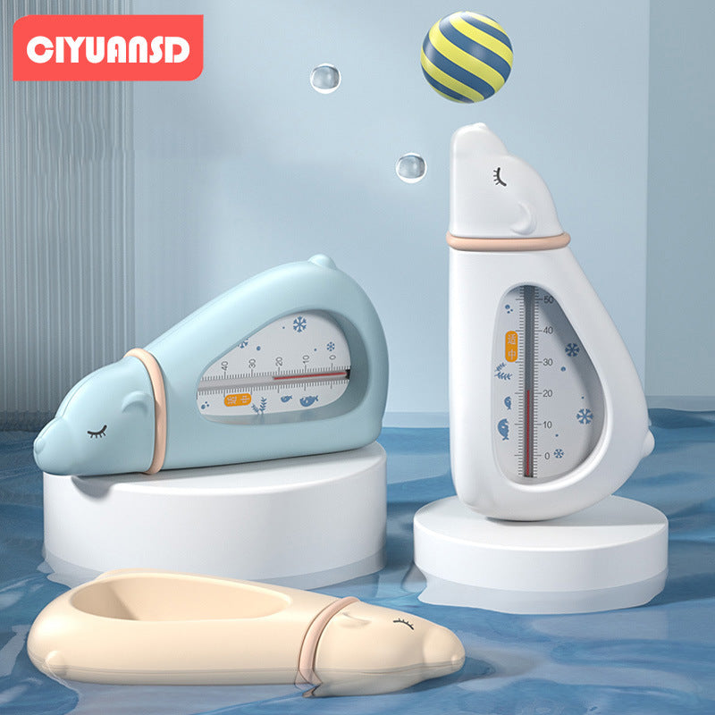 Baby water thermometer display - newborn & infant bath temperature monitor - safe for home use