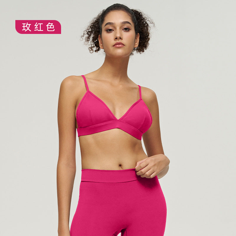 Export fitness nude yoga clothes high elastic bubble wrap sports intimateshigh waist hip lifting silm pants yoga clothes bra
