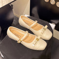2026new arrival baotou flats women's square toe flats bowsclassy mary jane shoes all-inclusive fashion slippers