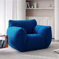 Blue fatty lazy sofa designer single casual chair italian normcore living room balcony bedroom klein sofa