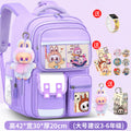 Large purple + free pendant + watch + card holder + 10-piece set