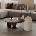 Source factory accessible luxuryclassy coffee table living room for home side table corner table combination round walnut coffee table