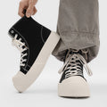 Canvas shoes for men spring 2026new arrivaltrendyeasiest for matchthick solemickey men's shoes sports casual big toe high-top sneakers