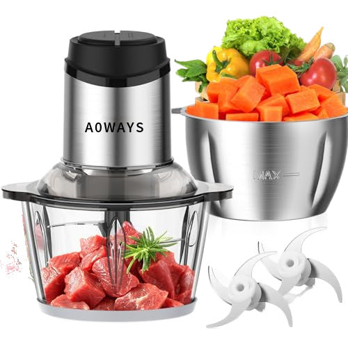 Export fashion cross-border double bowl 110v meat grinder amazon same style vegetable stuffing machine minced meat cooking electric mixer