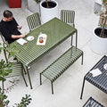 Outdoor modern casual outdoor courtyard table and chairs milk tea casual garden cafe open-air balcony iron art combination