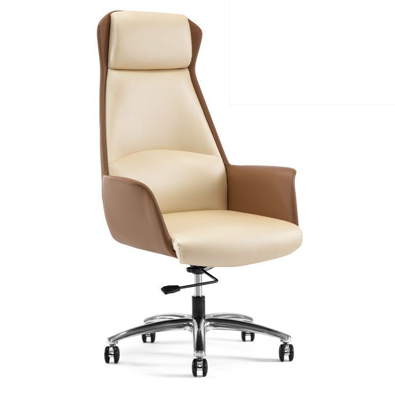 Casual chair, comfortable ergonomic chair, conference computer chair, business leather chair, office chair, live broadcast, home study, no