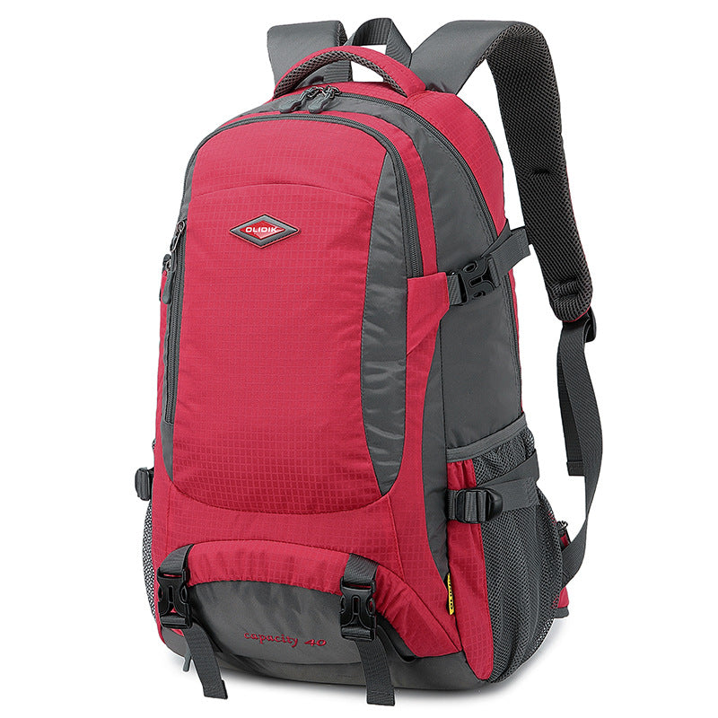 Outdoor hiking bag hiking backpack men and women lightweight large capacity lightweight lightweight 40 liters leisure travel backpack