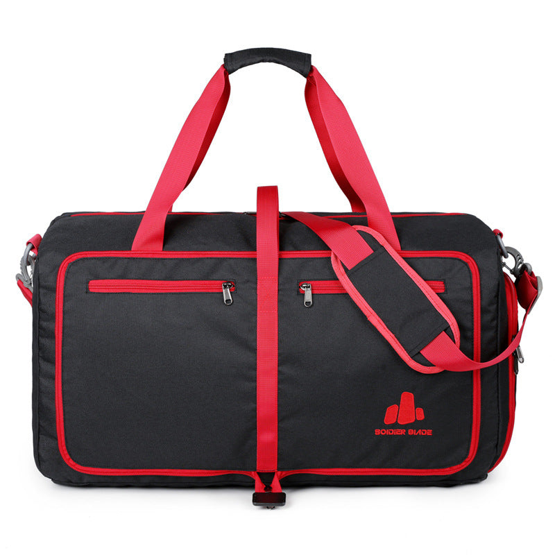 popular folding travel bag 45 liters, waterproof storage duffel bag, outdoor fitness sports handbag