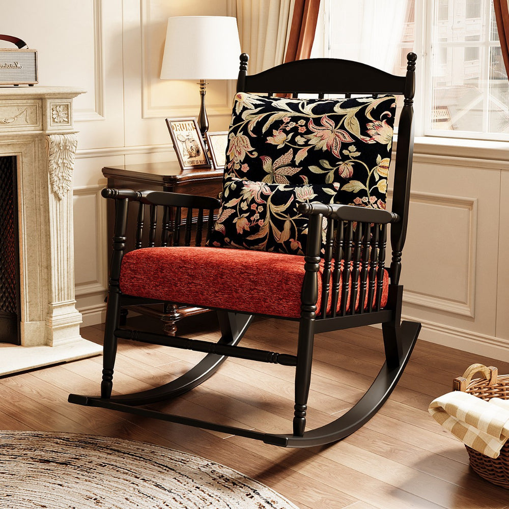 Single living room sofa chair designer small apartment american light luxury rocking chair frameless sofa lazy casual rocking chair
