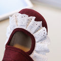 Insfrench small leather shoes  spring autumnew arrivalk-stylegirllace princess shoes soft bottom beanie shoes