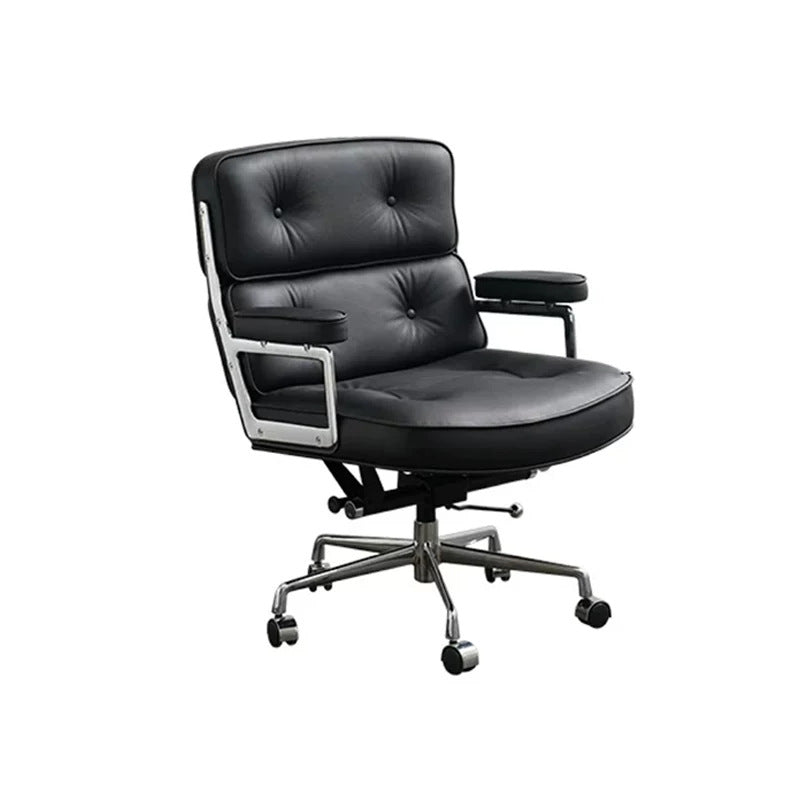 Home computer chair accessible luxurycasual office swivel chair plaid long sitting makeup chair study desk backrest dormitory chair