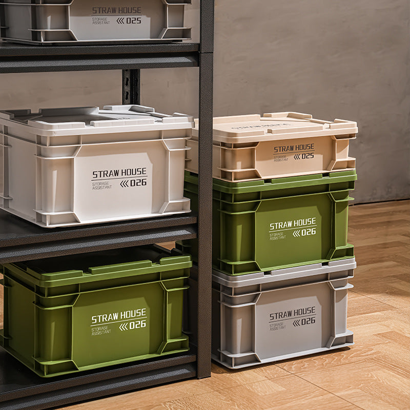 Household storage box Industrial wind turnover box Books, snacks, sundries, sorting box Outdoor camping Car storage box