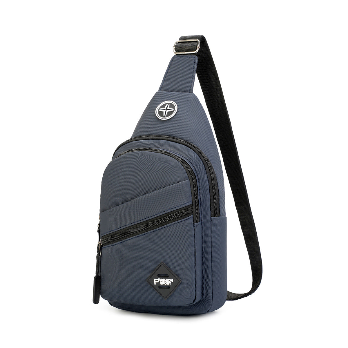 Foreign trade men's breast bag outdoor sports chest bag men's casual couple trend backpack large capacity shoulder messenger bag