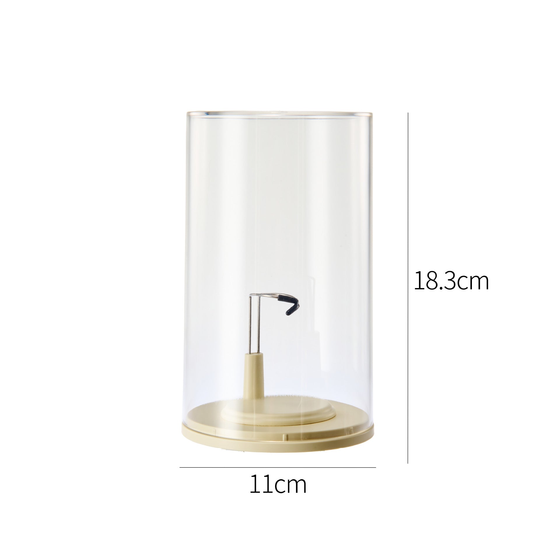 Labubu Display Box Acrylic POP MART Vinyl Cloth Plush Doll Blind Box Display Stand Storage